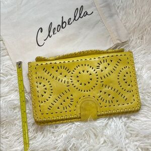 Cleobella Mustard Yellow Clutch